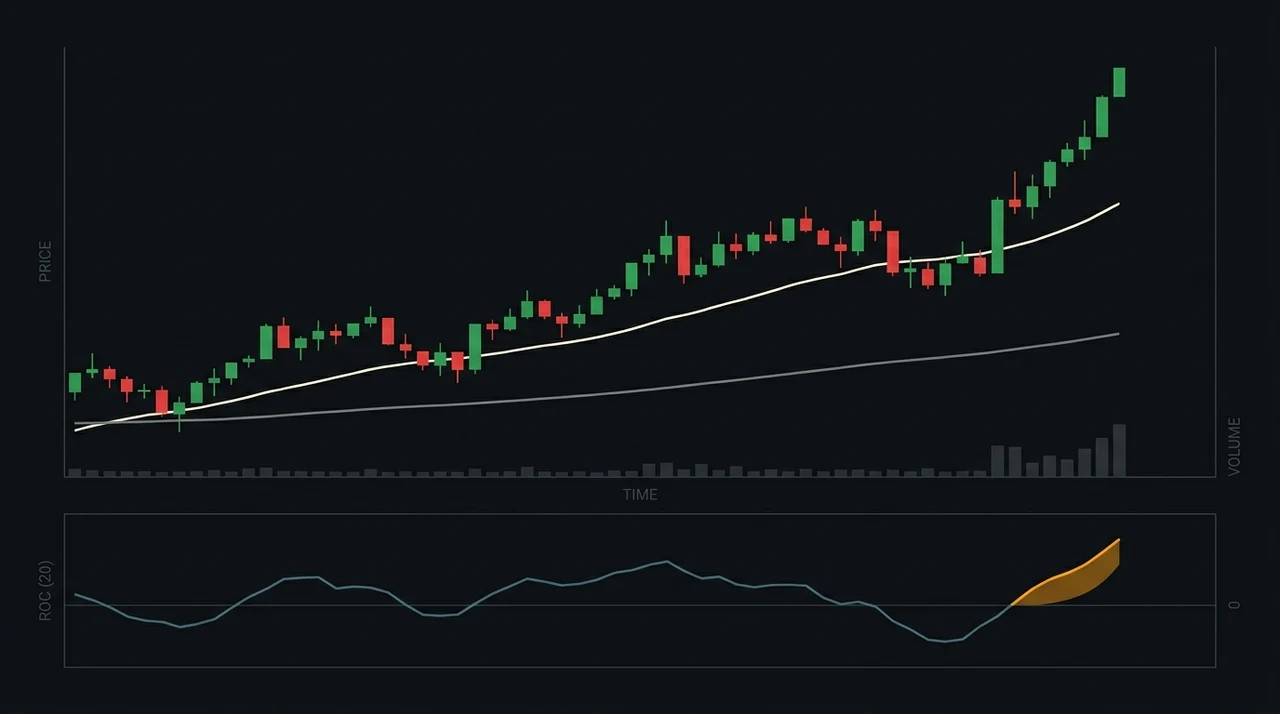 ROC Breakout: How Rate of Change Identifies Momentum Acceleration Before the Move