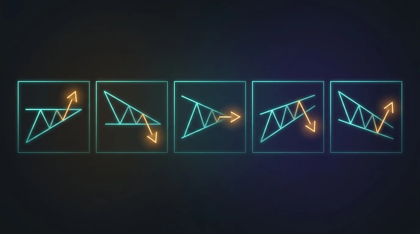 Triangle and Wedge Patterns: Ascending, Descending, Rising, and Falling